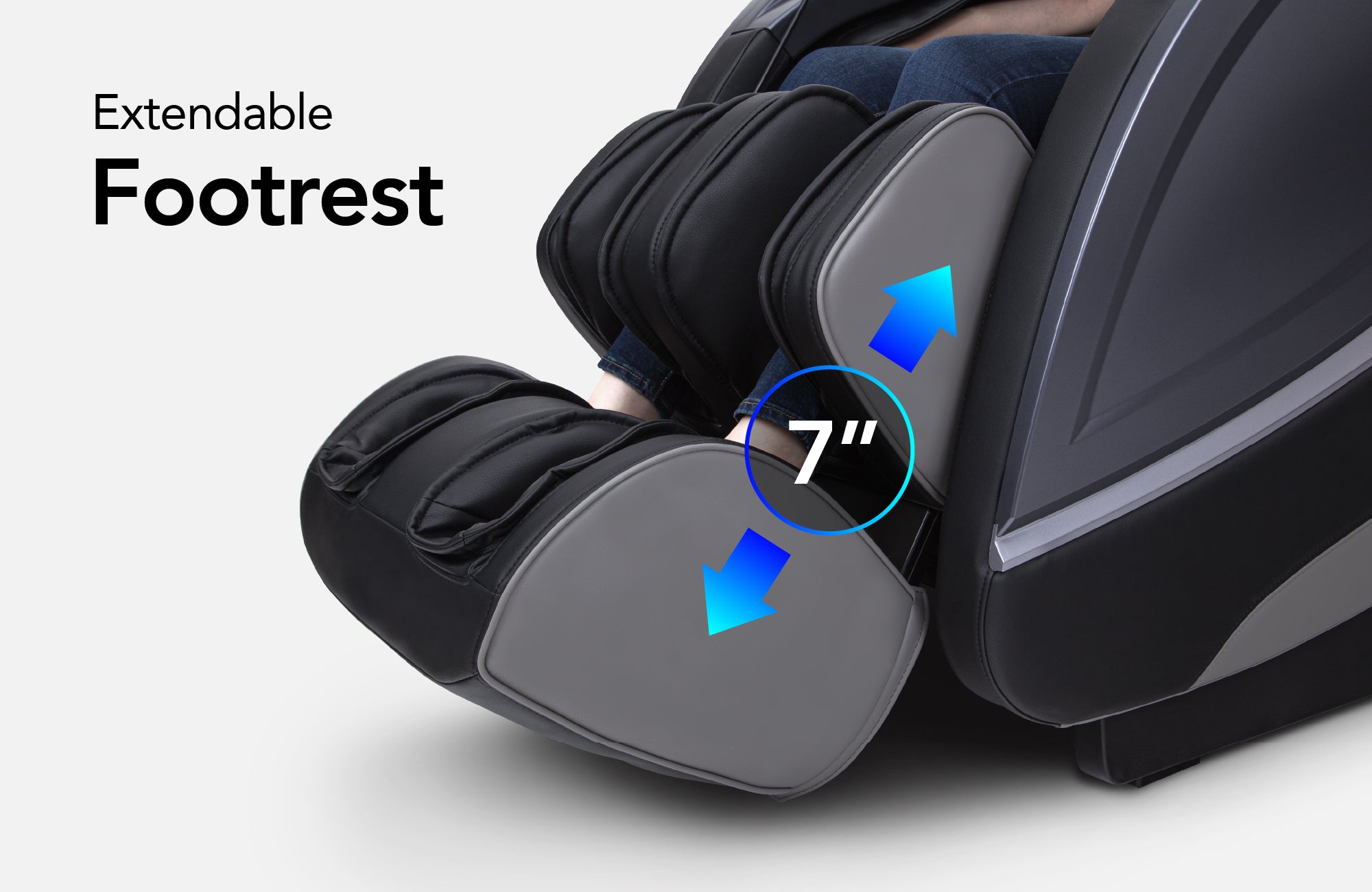 Osaki Titan Pro-3D Cascade Extendable Footrest