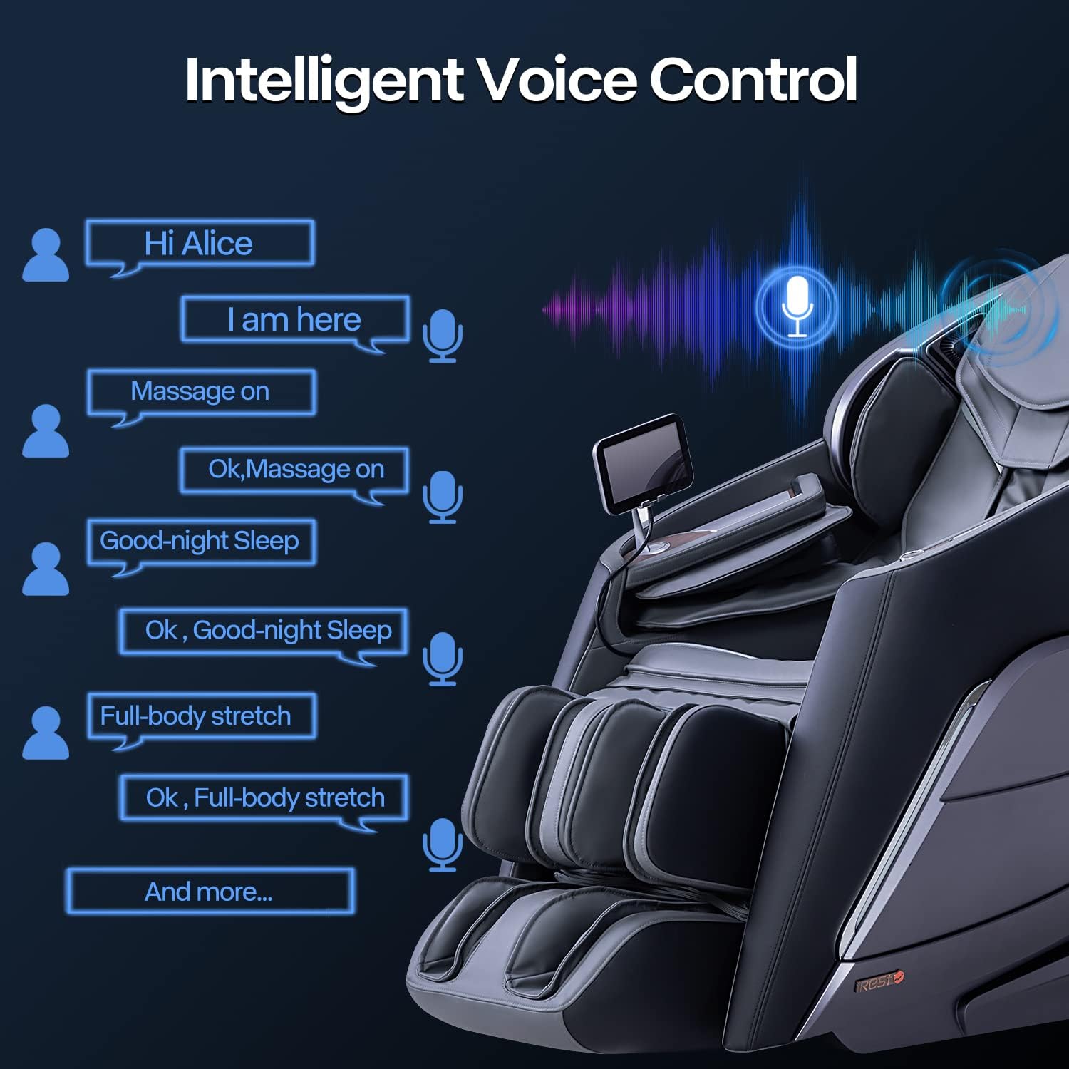 iRest A710 - Voice control