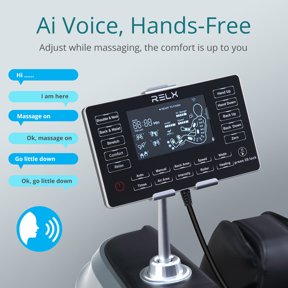Relx Mars Pro - Voice Control And LCD Touch Screen